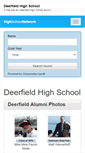 Mobile Screenshot of deerfieldhighschool.org
